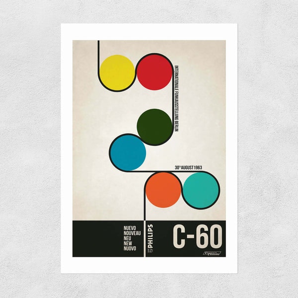 C-60 A3 Print by East End Prints