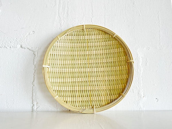 [wholesale] Bamboo Zaru Flat Strainer By Chikuen by wagumi