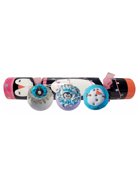 Festive Penguin Cracker Case by Bomb Cosmetics