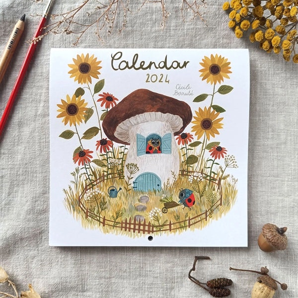 Cecile Berrube Small 2024 Calendar by TUSKcollection