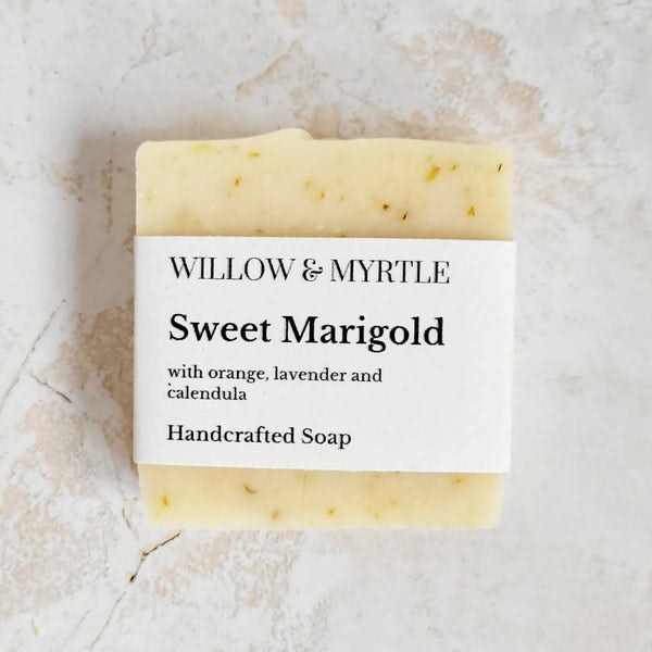 Sweet Marigold Soap Bar With Orange, Lavender And Calendula by Willow & Myrtle