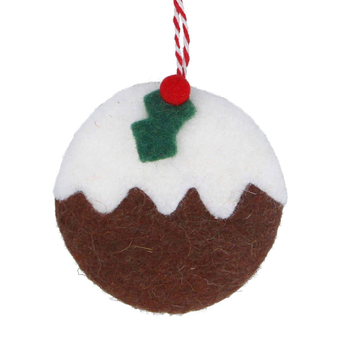 Felt Christmas Decorative Pudding by Gisela Graham