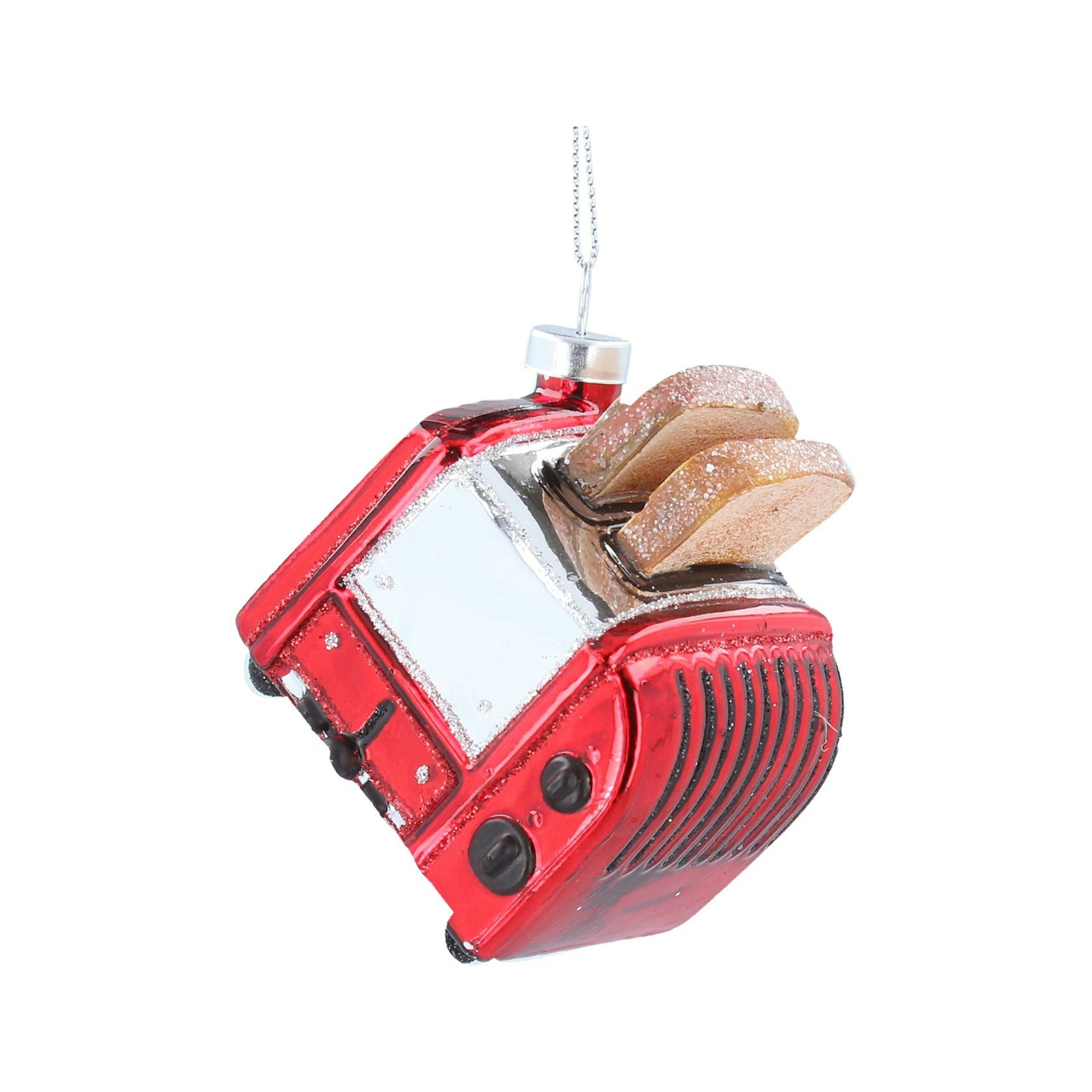 Glass Decorative Toaster with Toast by Gisela Graham