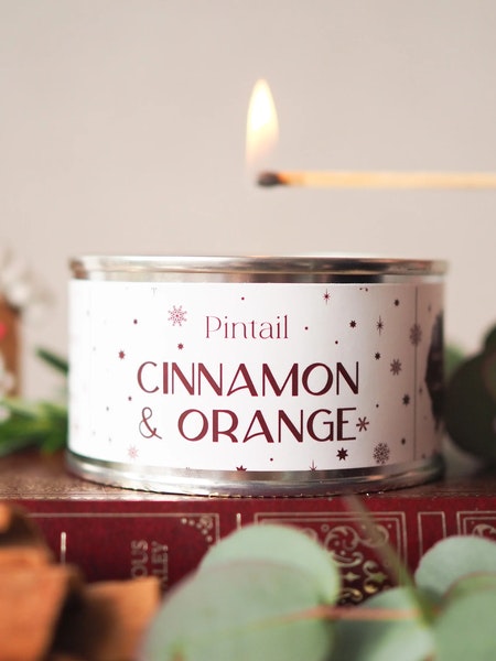 Paint Pot Candle - Cinnamon & Orange by Pintail Candles