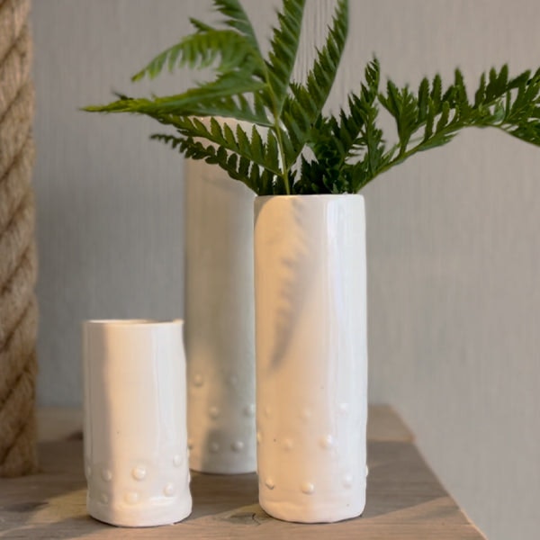 Small Porcelain Ceramic Vase by JK POTTERY