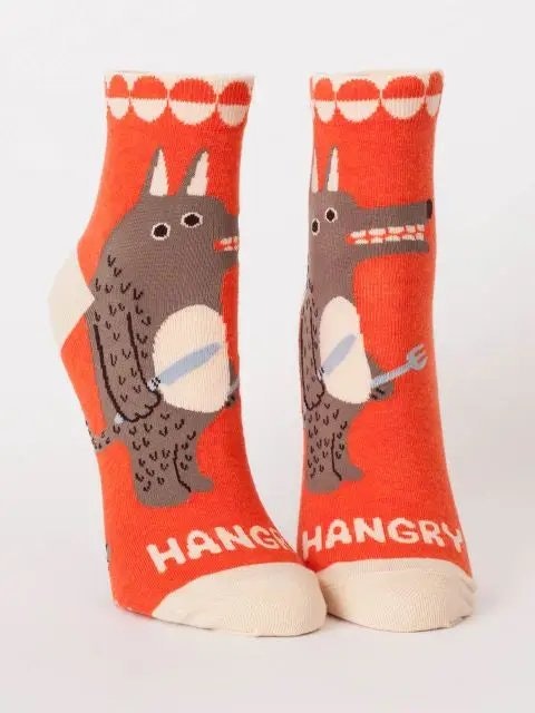 Hangry Women's Ankle Socks by Blue Q