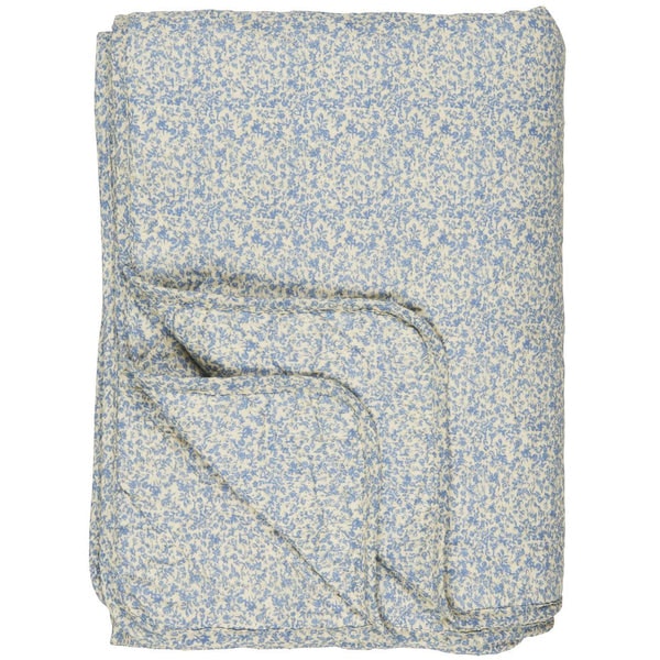 Blue Flower Vine Quilt by Ib Laursen