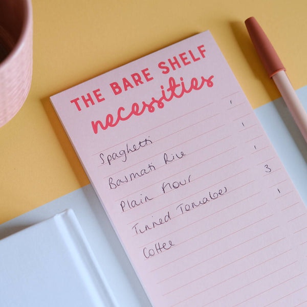 Bare Shelf Necessities Shopping List Pad by Bread & Jam