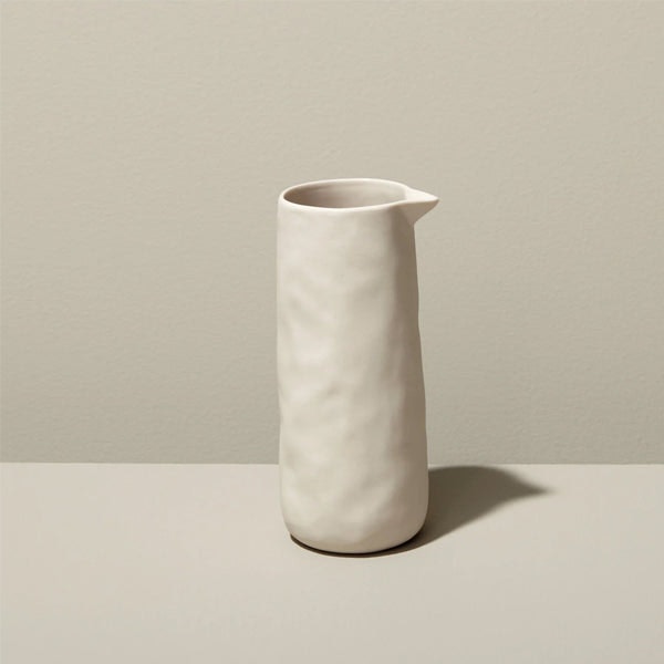 Tam Stoneware Pouring Carafe Pearl by TUSKcollection