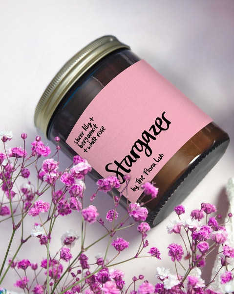 Stargazer Candle by The Flora Lab