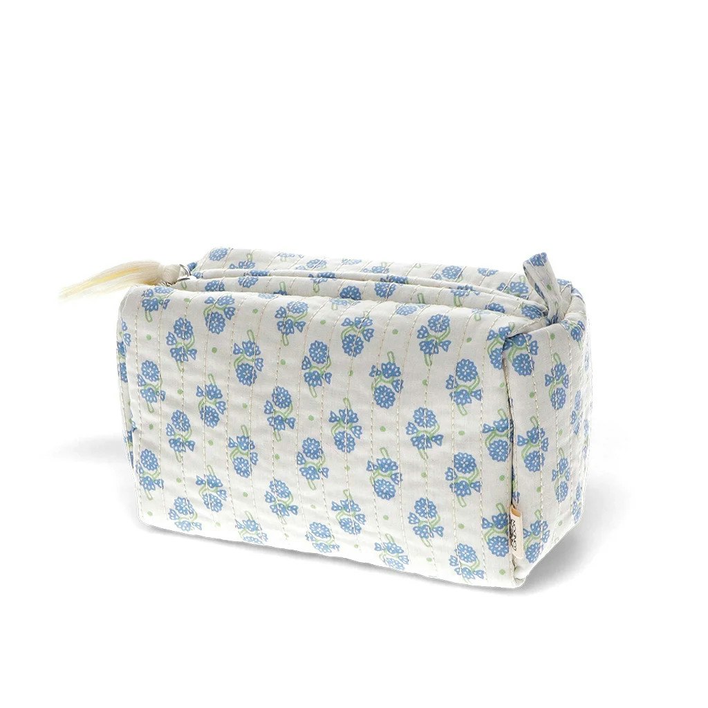 Blue Cornflower Make Up Bag by Rex London