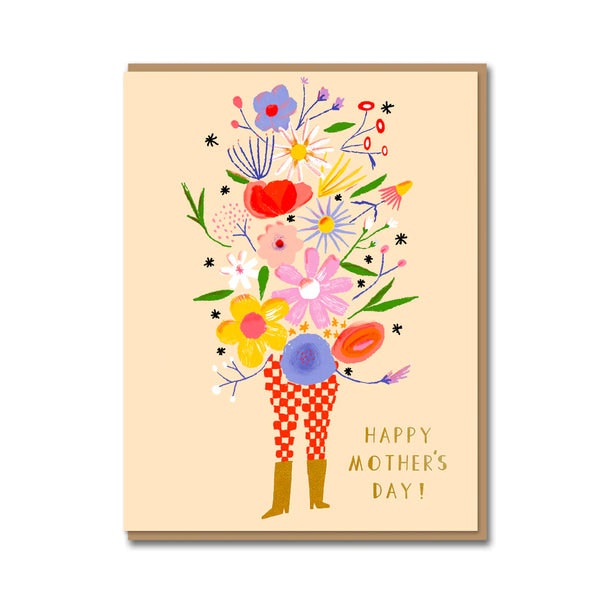 Flower Tower Mother’s Day Card by Carolyn Suzuki