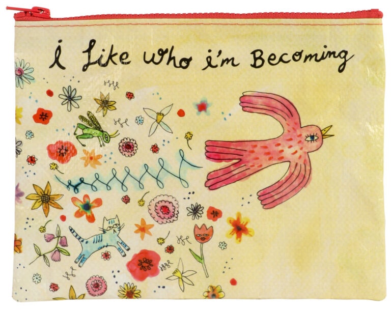 Who I'm Becoming Zipper Pouch by Blue Q