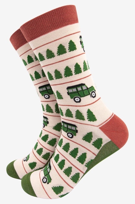 Men's Off Road Vehicle Bamboo Socks by Sock Talk
