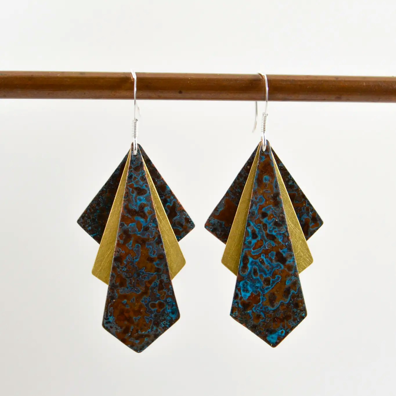 Art Deco Drop Earrings - Long by Stephanie Hopkins