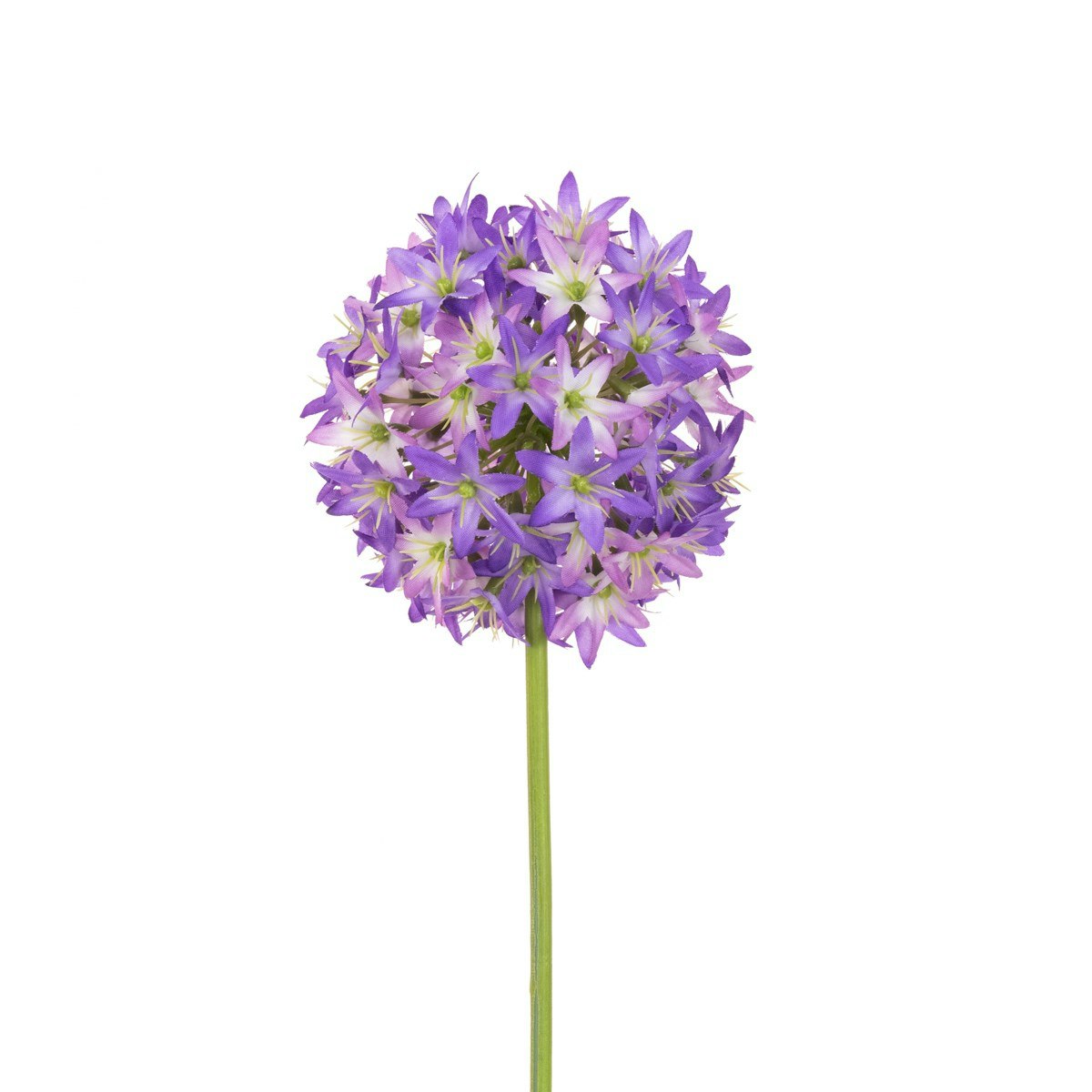 62cm Purple Allium Faux Spray by Cornucopia Worcester