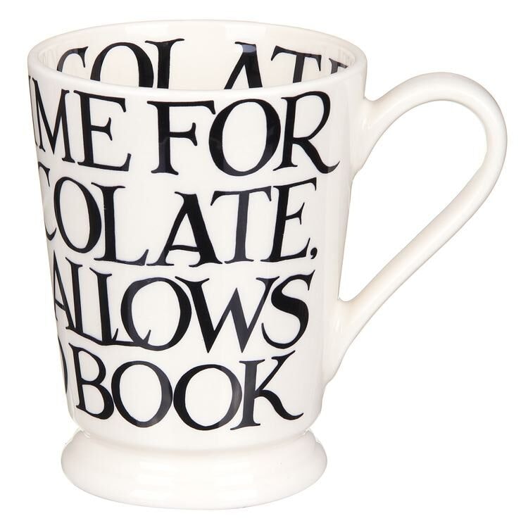 430ml Black Toast Cocoa Mug by Emma Bridgewater