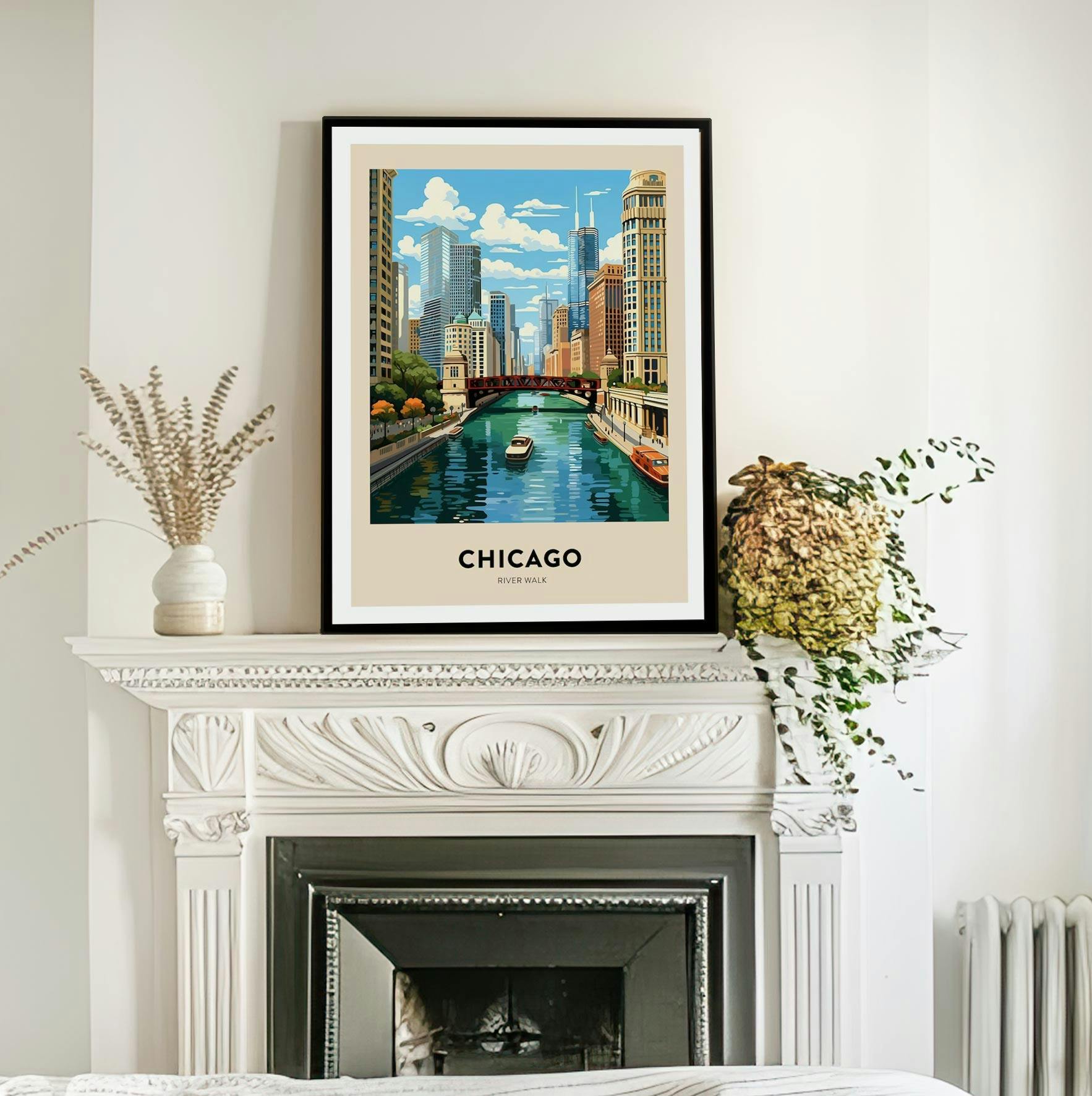 Large Italy 5 Vintage Travel Poster Art Print - 18x24in
