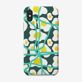 Green Fried Eggs Phone Case