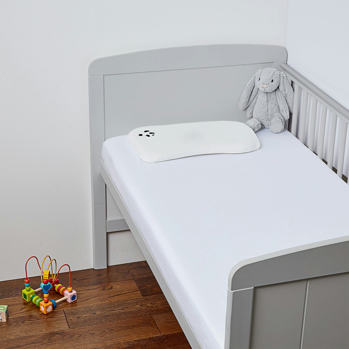 Kids Fitted Sheet - Pure White - 100% Bamboo - Set of 2 by Panda London