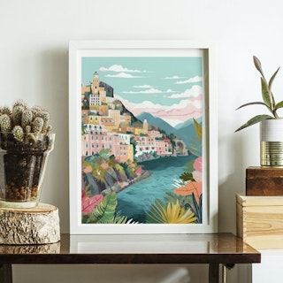 Amalfi Coast Art Prints and Posters