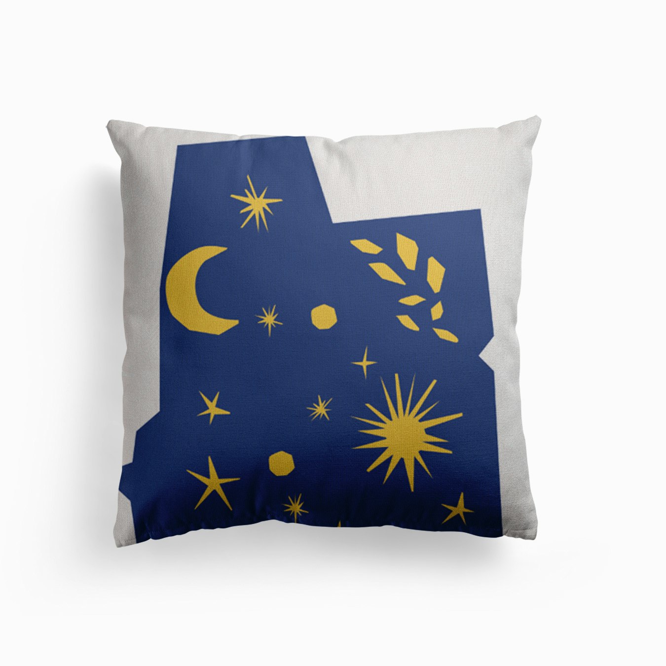 Cut Out Nightsky Canvas Cushion by Mambo